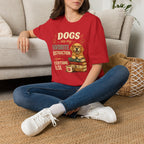 Dogs Are My Favorite Distraction T-Shirt – Cute Golden Retriever Paw Print Tee