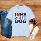 I Love My Rescue Dog T-Shirt
