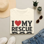 I Love My Rescue Dog T-Shirt