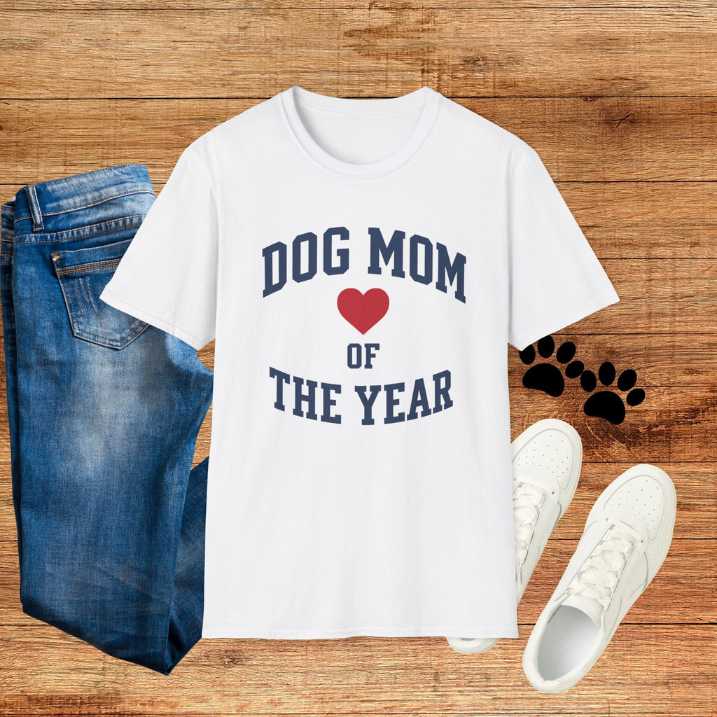 Dog Mom of the Year Heart Graphic