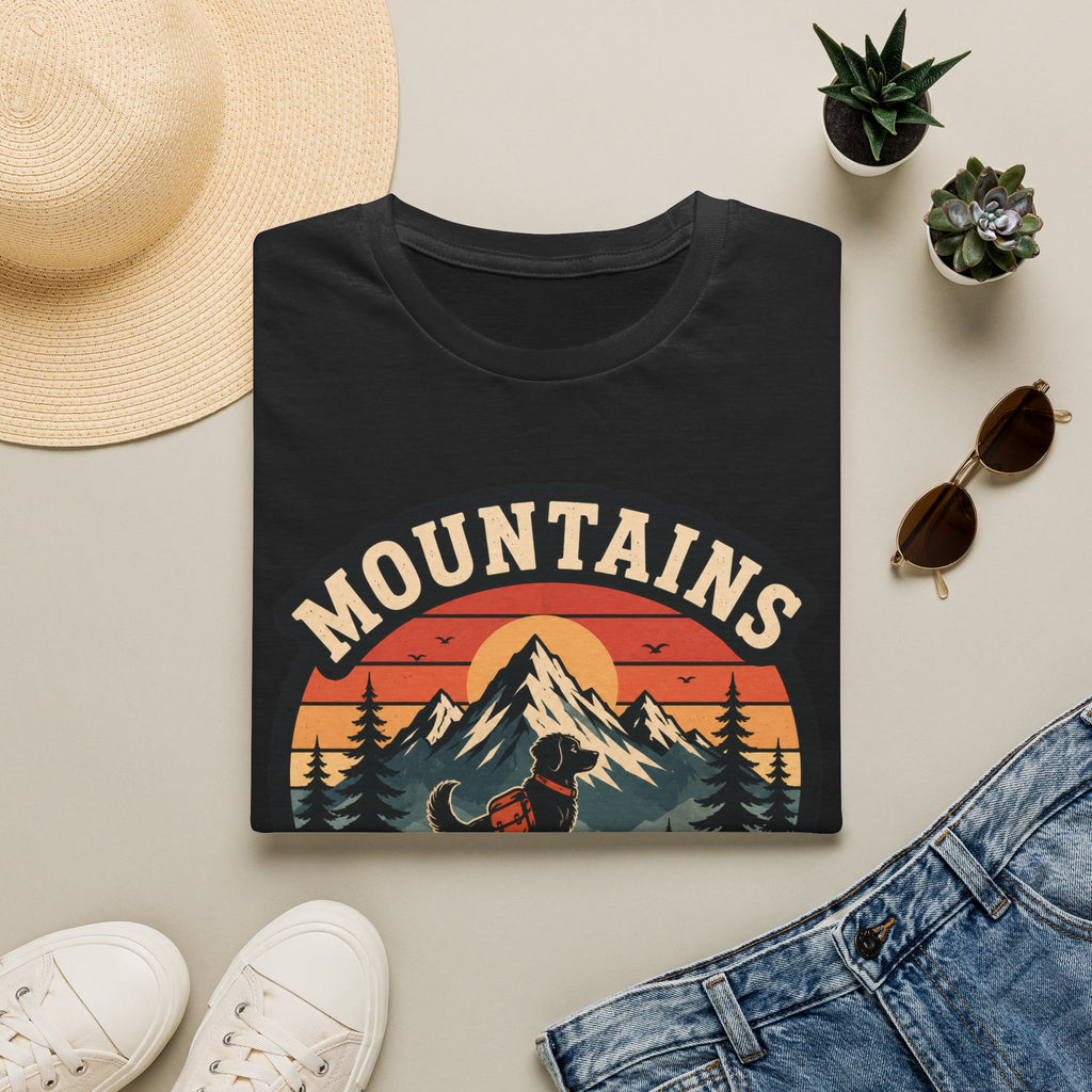 Mountains Aren't Just Funny They're Hill Areas T-Shirt — Retro Hiking Graphic Tee