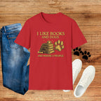 I Like Books and Dogs Graphic Tee (and Maybe 3 People)