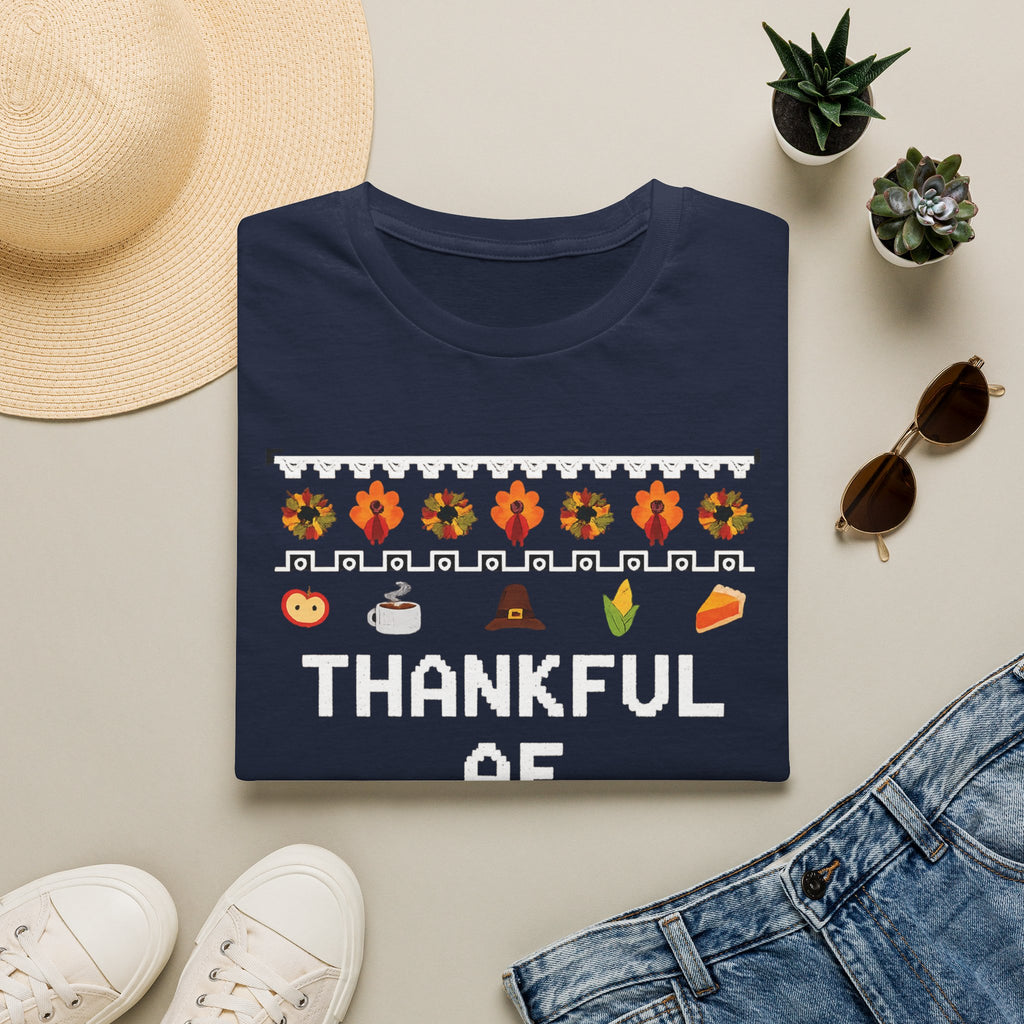 Thankful AF Thanksgiving T-Shirt — Cozy Fall Holiday Tee