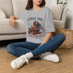 Patriotic "Chill the Fourth Out" T-Shirt — Relaxed 4th of July Dog Graphic Tee