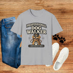 Professional Dog Walker T-Shirt — Certified by Dogs Graphic Tee
