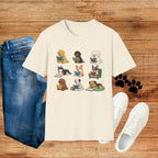 Reading Dogs T-Shirt — Cute Puppy Book Club Graphic Tee
