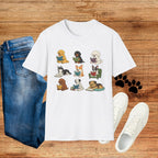 Reading Dogs T-Shirt — Cute Puppy Book Club Graphic Tee