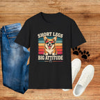 Corgi 'Short Legs, Big Attitude' T-Shirt