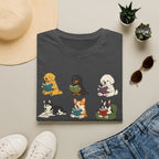 Reading Dogs T-Shirt — Cute Puppy Book Club Graphic Tee