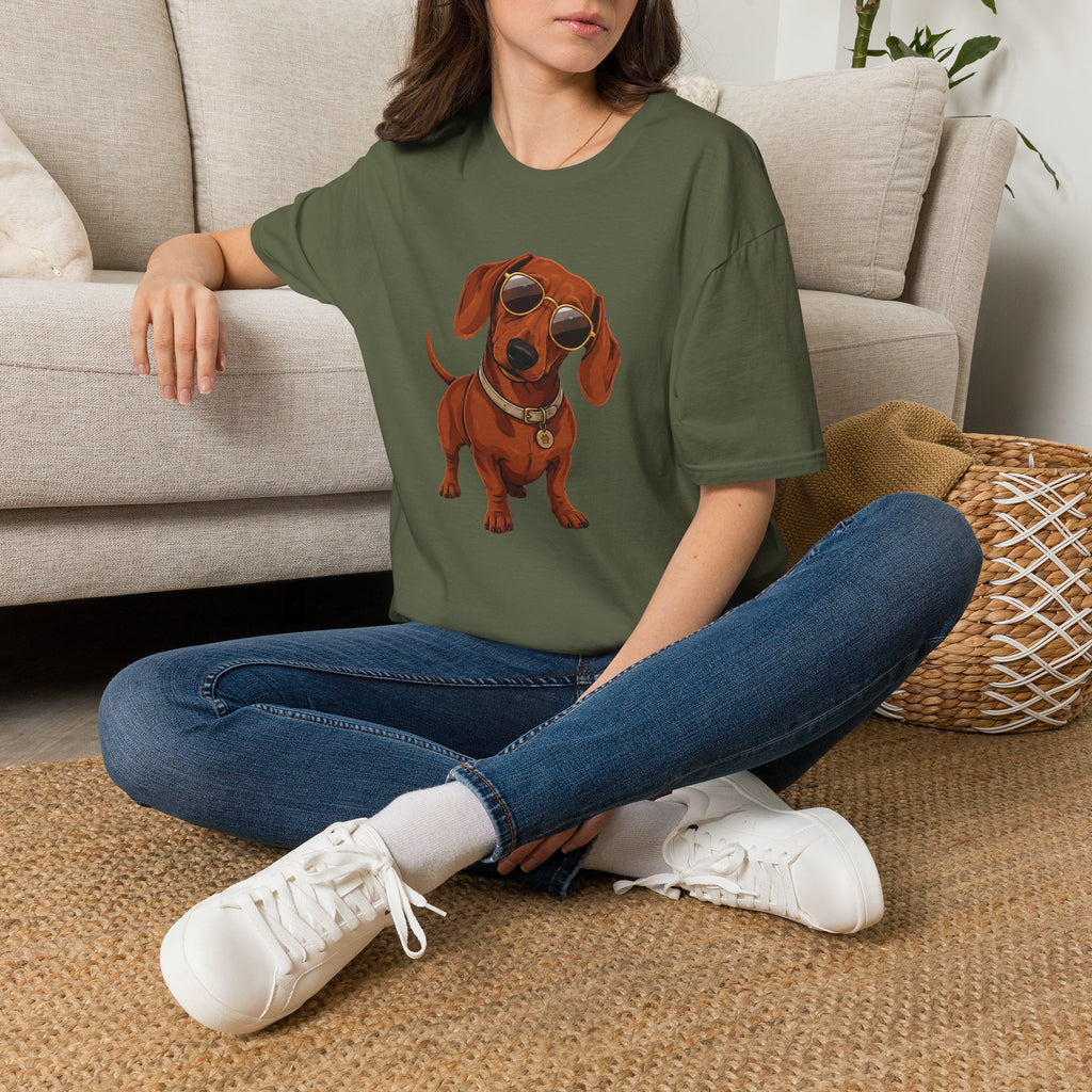 Dachshund Sunglasses T-Shirt — Cool Wiener Dog Graphic Tee