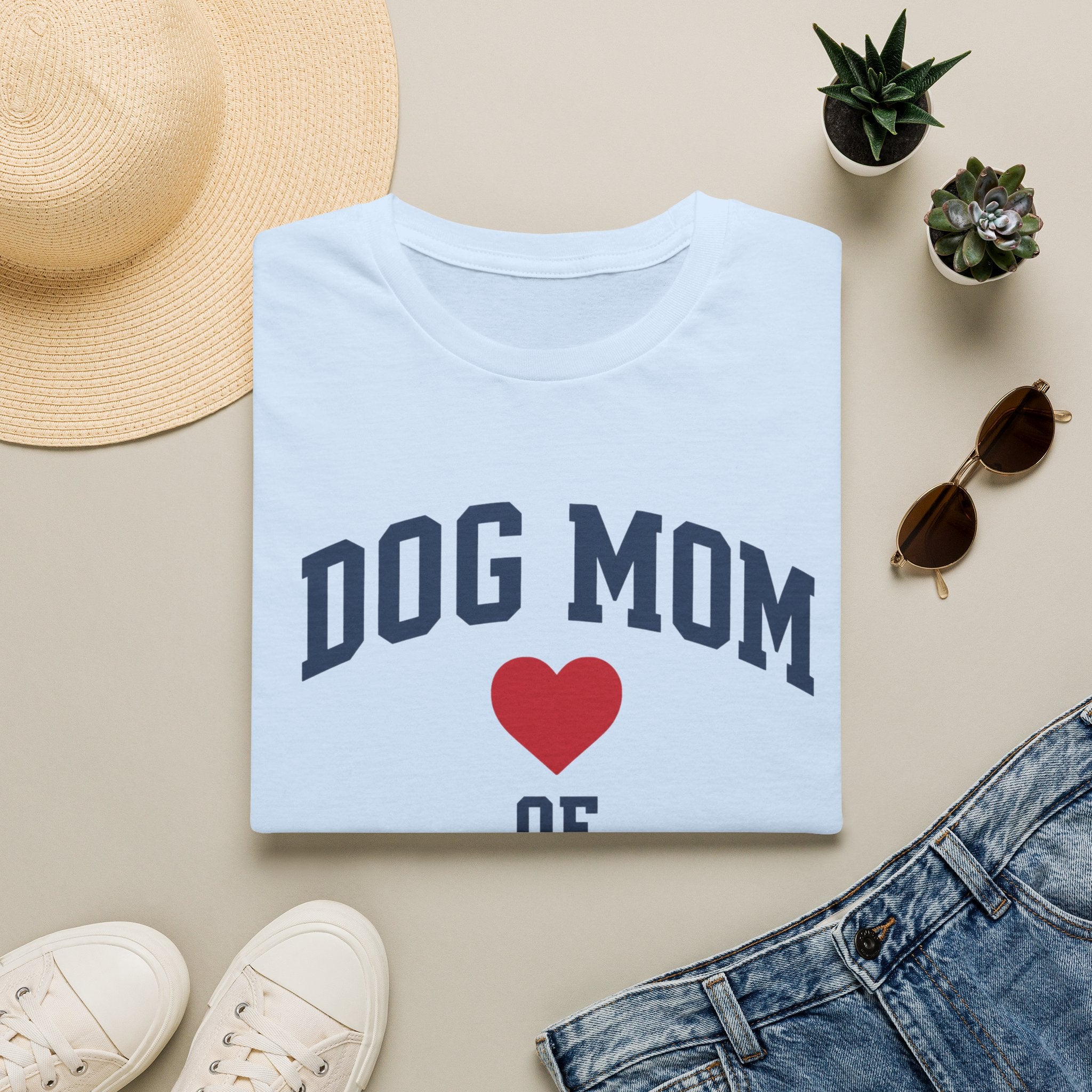 Dog Mom of the Year Heart Graphic