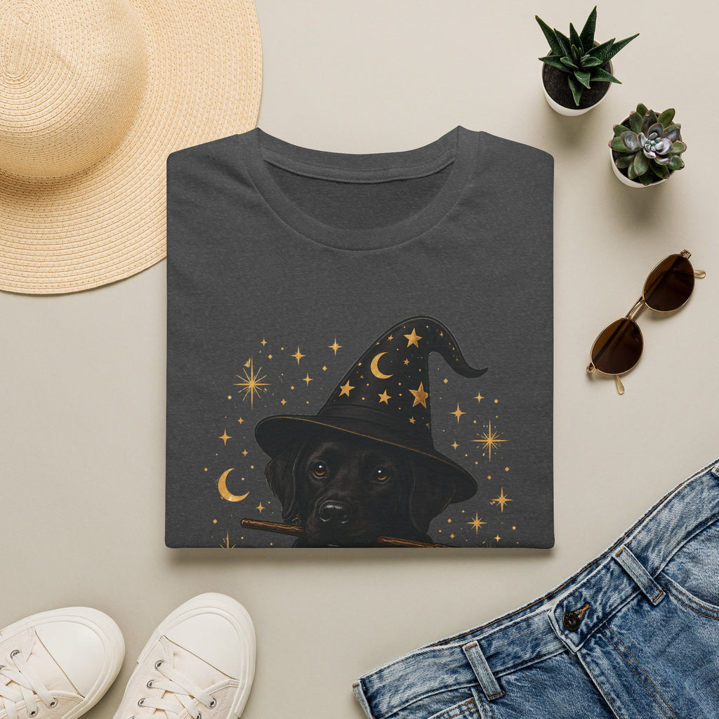 Labracadabra T-Shirt — Witch Hat Black Lab Halloween Tee