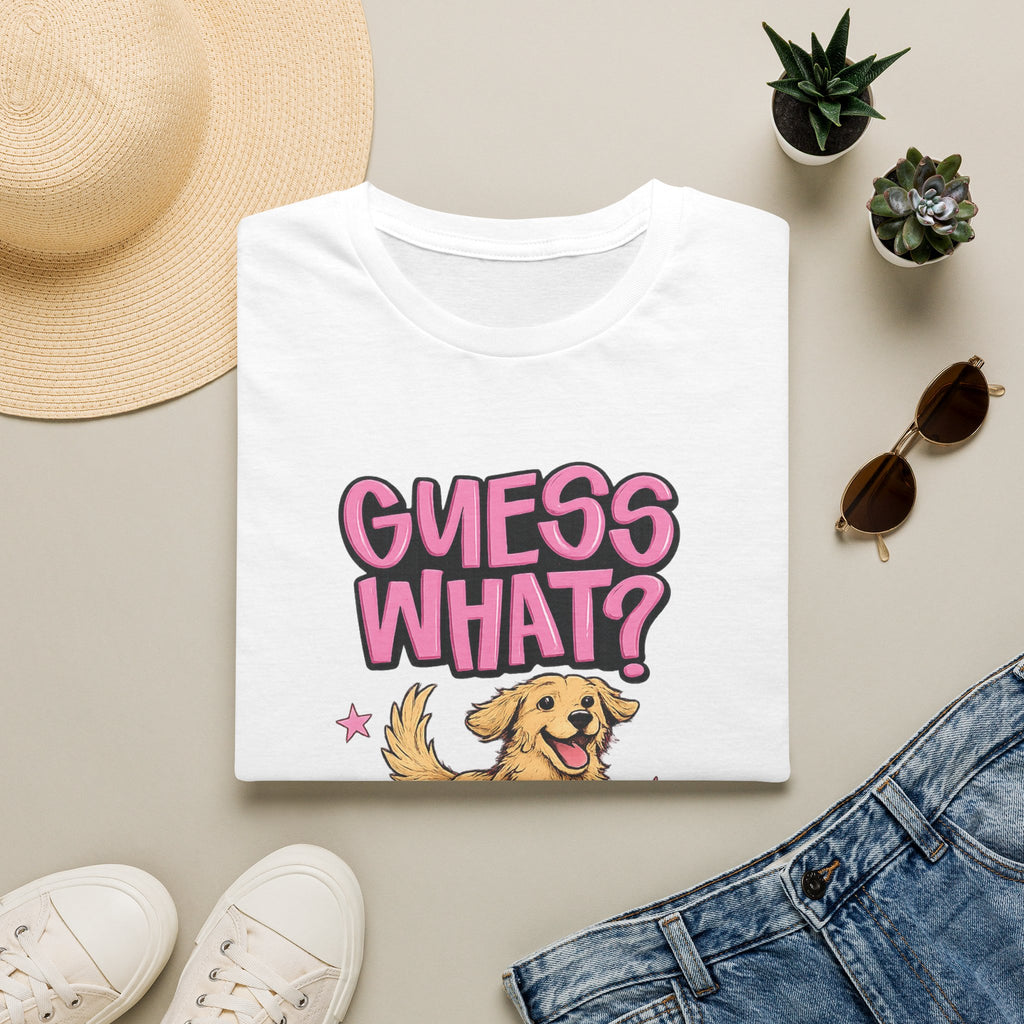 Guess What? Golden Retriever T-Shirt — Cute Dog Graphic Tee