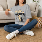 Paw & Order Dog T-Shirt — Funny Canine Pun Tee for Dog Lovers