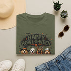 Happy Howl-O-Ween T-Shirt — Cute Dogs Halloween Graphic Tee