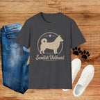 Swedish Vallhund Tee — Vintage Circle Logo Shirt for Dog Lovers