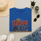 4th of July Dog T-Shirt — "Happy 4th of July" Patriotic Pet Tee