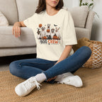 Halloween 'Boo Crew' Dog T-Shirt — Cute Puppy Ghosts & Pumpkins