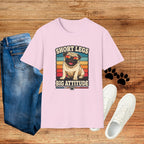 Pug T-Shirt — Short Legs, Big Attitude Retro Dog Tee