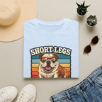Bulldog Short Legs, Big Attitude Retro T-Shirt