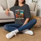 Dachshund Short Legs, Big Attitude Retro Stripe T-Shirt