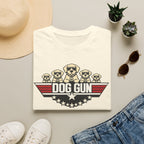 Dog Gun T-Shirt — Retro Patriotic Puppy Graphic Tee