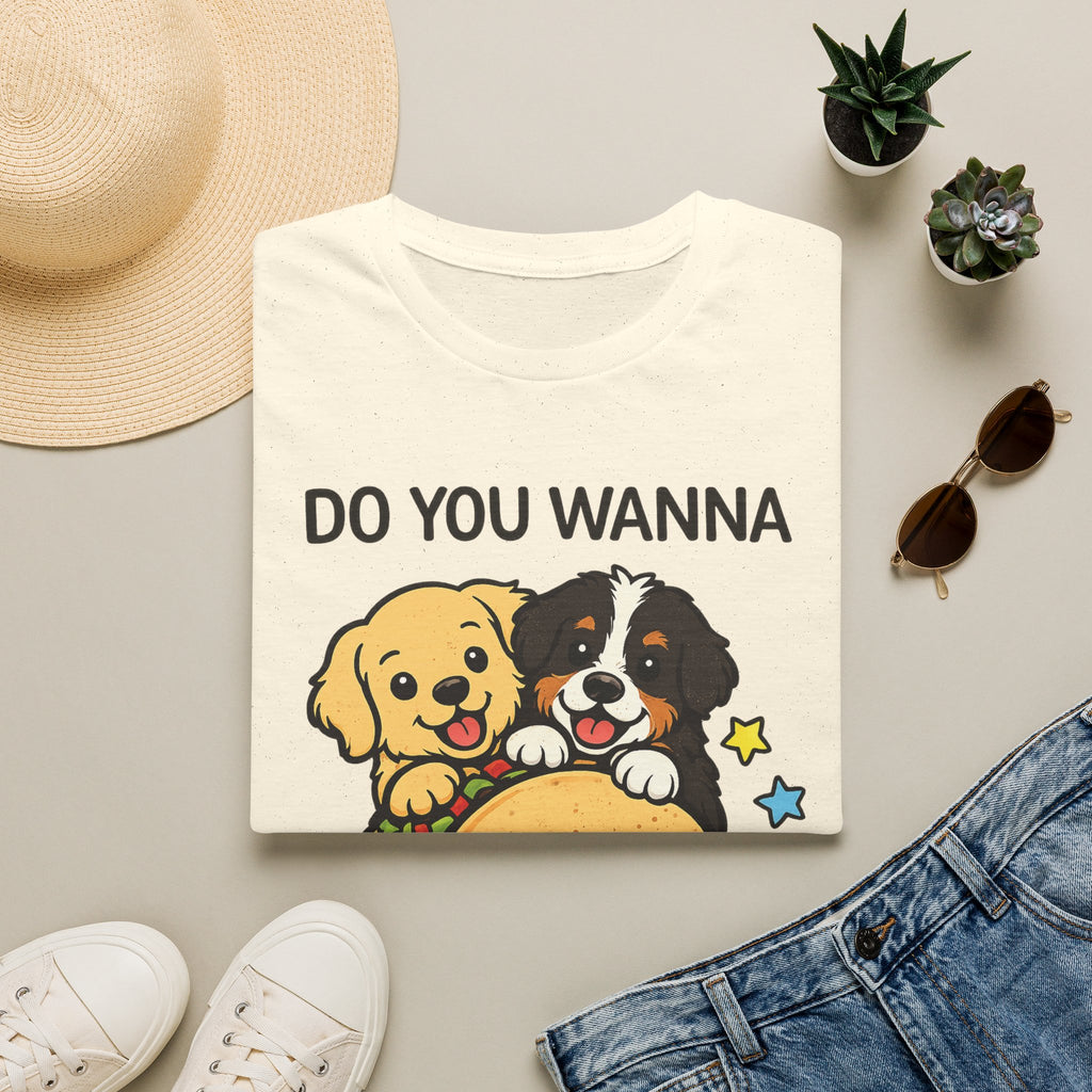 Do You Wanna Taco 'Bout It? Cute Puppy Taco Graphic Tee