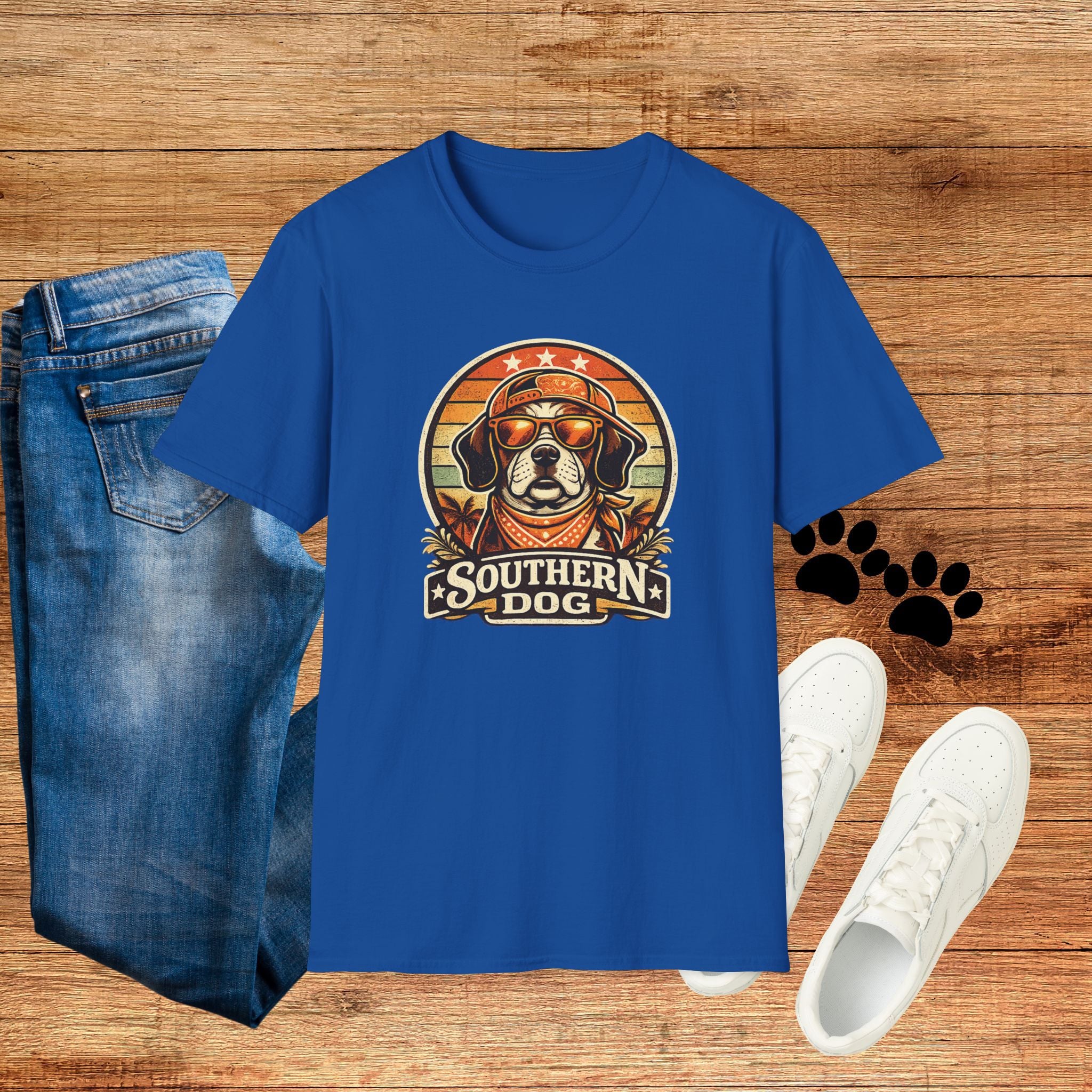 Southern Dog T-Shirt — Retro Sunglasses Beagle Graphic Tee