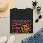 Bad Day to Be a Hot Dog T-Shirt — Retro Patriotic Dog Graphic Tee