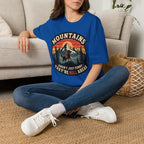 Mountains Aren't Just Funny They're Hill Areas T-Shirt — Retro Hiking Graphic Tee