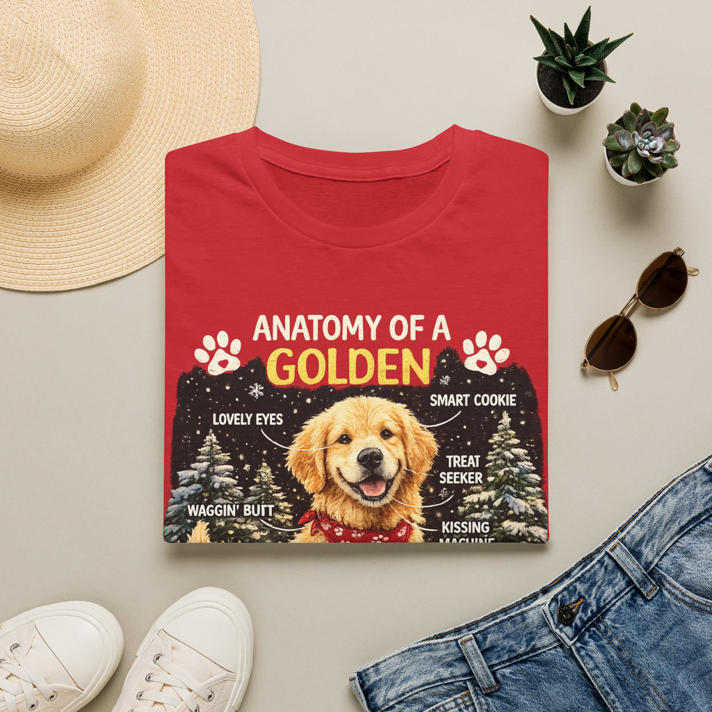 Anatomy of a Golden T-Shirt – Funny Golden Retriever Dog Tee