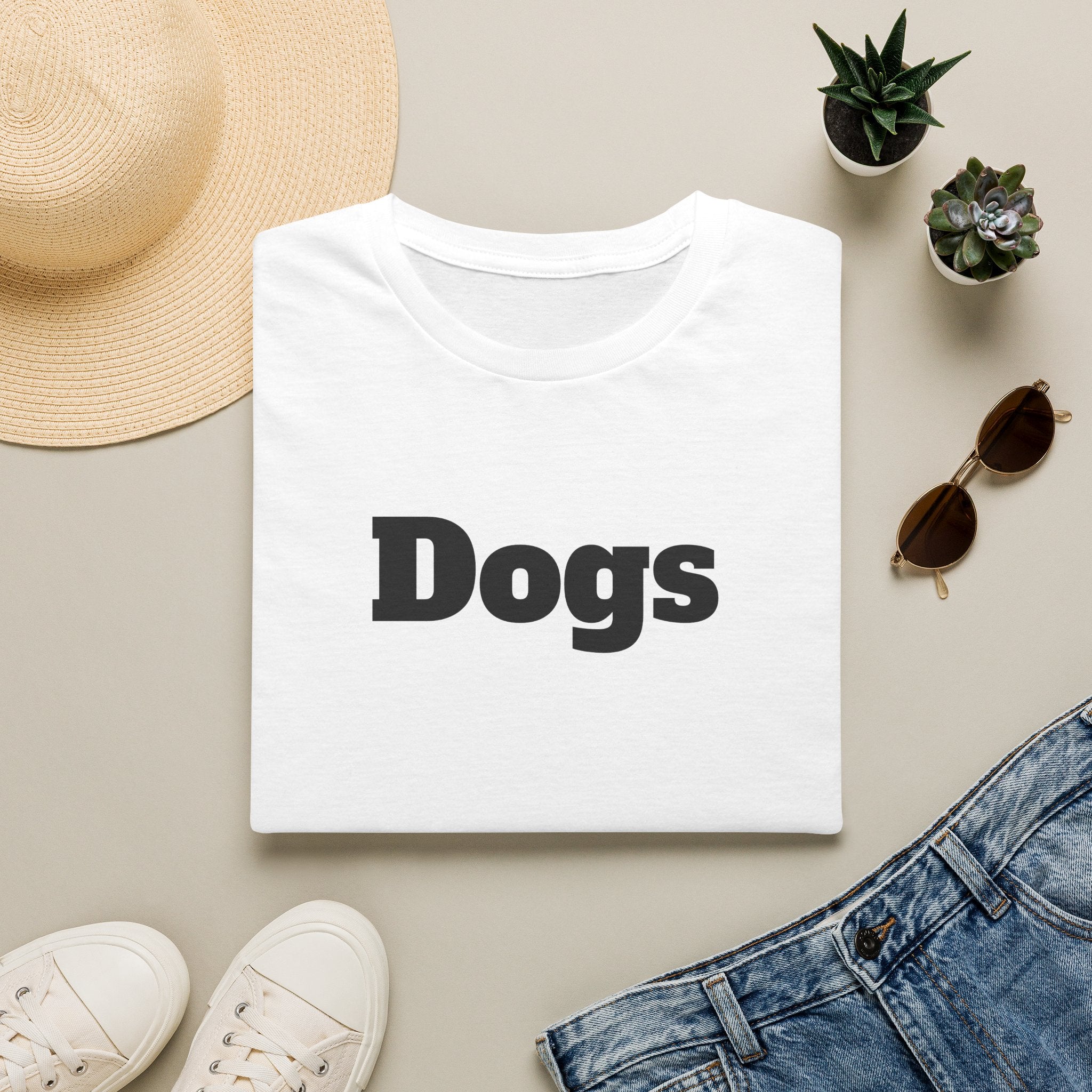 Dogs T-Shirt — Minimalist Dog Lover Tee