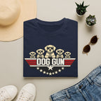 Dog Gun T-Shirt — Retro Patriotic Puppy Graphic Tee