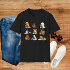 Reading Dogs T-Shirt — Cute Puppy Book Club Graphic Tee