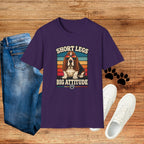 Basset Hound 'Shortlegs Big Attitude' T-Shirt