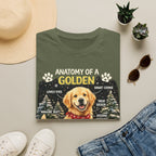 Anatomy of a Golden T-Shirt – Funny Golden Retriever Dog Tee
