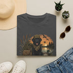 Local Boy Duck Hunting Black Lab Sunset Graphic