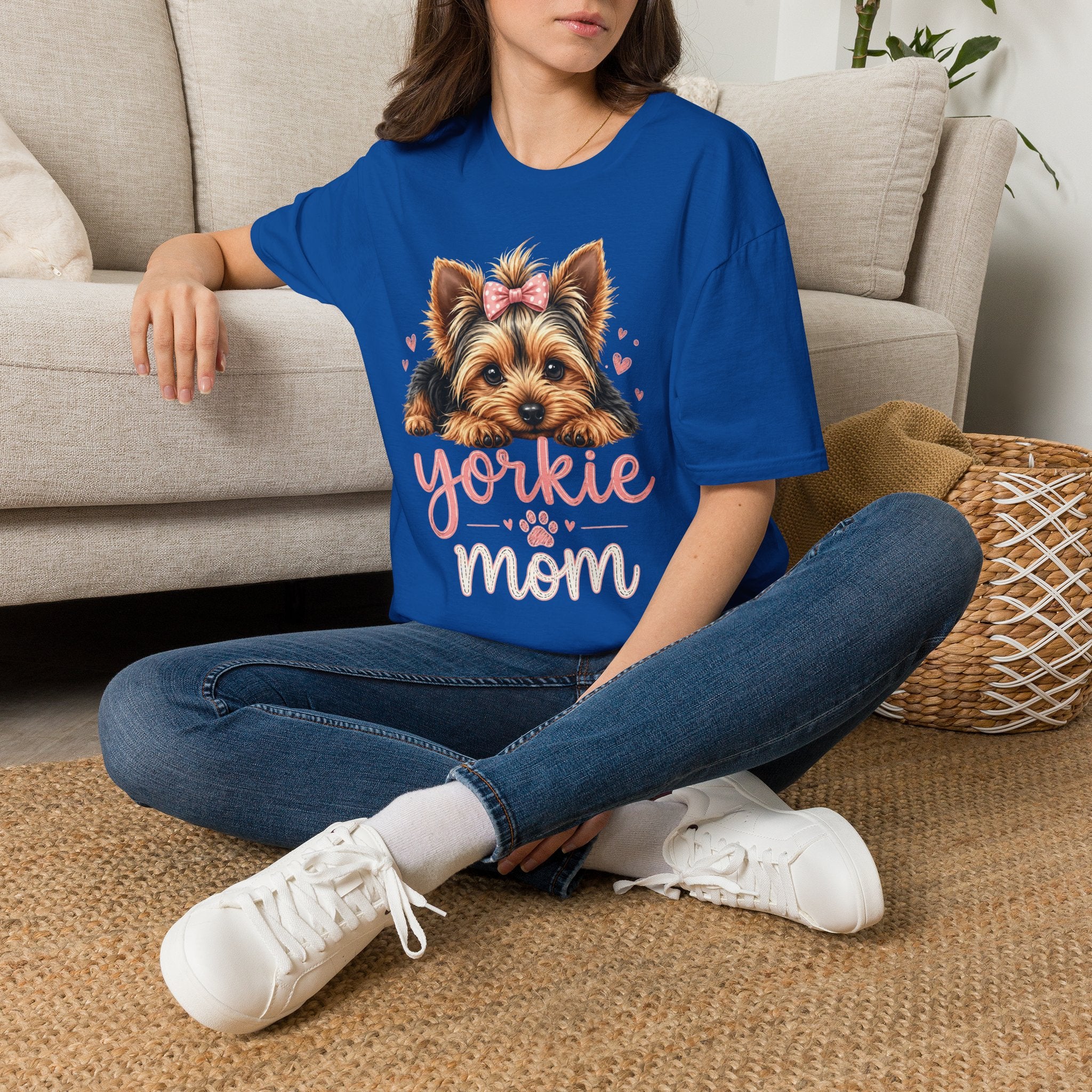 Yorkie Mom T-Shirt — Cute Yorkshire Terrier Puppy Tee