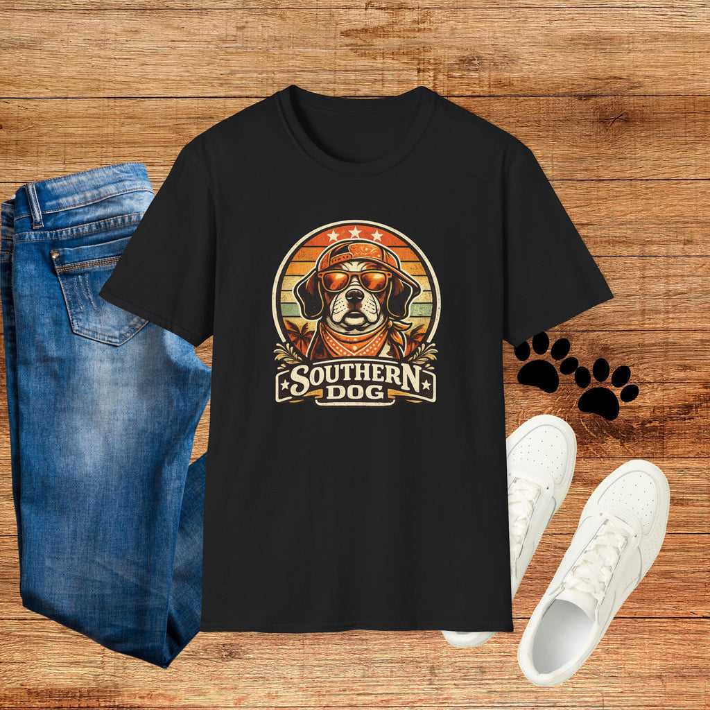 Southern Dog T-Shirt — Retro Sunglasses Beagle Graphic Tee