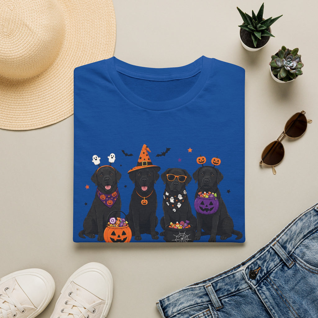 Halloween Black Labrador T-Shirt — Happy Howl-O-Ween Cute Dog Costume Tee