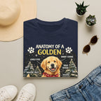Anatomy of a Golden T-Shirt – Funny Golden Retriever Dog Tee
