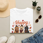 Dogsgiving T-Shirt — "Happy Dogsgiving" Thanksgiving Puppy Graphic Tee