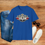 Dog Gun T-Shirt — Retro Patriotic Puppy Graphic Tee