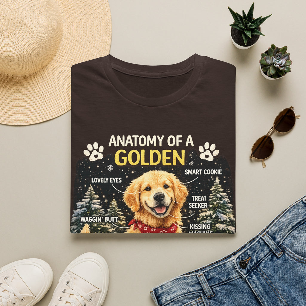 Anatomy of a Golden T-Shirt – Funny Golden Retriever Dog Tee