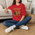 I Like Books and Dogs Graphic Tee (and Maybe 3 People)