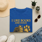 I Like Books and Dogs Graphic Tee (and Maybe 3 People)