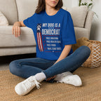 My Dog Is A Democrat T-Shirt — Patriotic Funny Political Dog Owner Tee