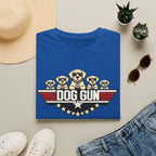 Dog Gun T-Shirt — Retro Patriotic Puppy Graphic Tee