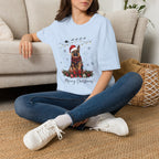 Christmas German Shepherd T‑Shirt — Merry Christmas Holiday Dog Tee