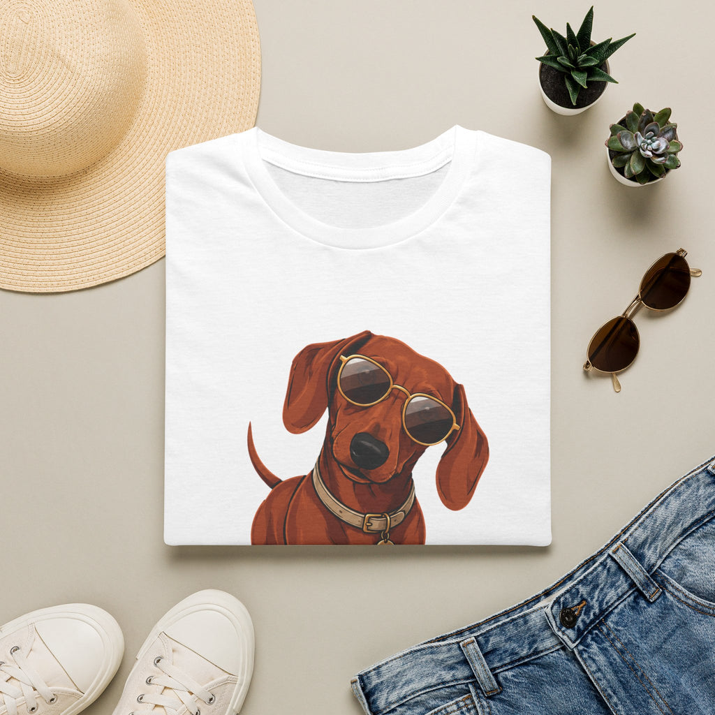 Dachshund Sunglasses T-Shirt — Cool Wiener Dog Graphic Tee